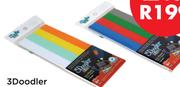 3 Doodler Eco Plastic Refill Kit Bright Or Primary Colours-For 2