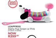 Leapfrog Alpha Pup Green Or Pink