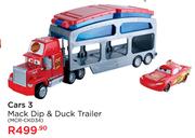 Cars 3 Mack Dip & Duck Trailer