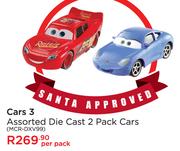 Cars 3 Assorted Die Cast 2 Pack Cars-Per Pack