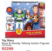 Toy Story Buzz & Woody Talking Action Figures
