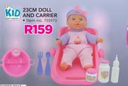 Kid Connection 23cm Doll & Carrier