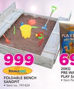 Bounceking Foldable Bench Sandpit