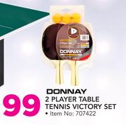 Donnay 2 Player Table Tennis Victory Set
