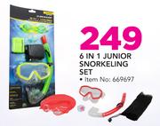 Dunlop 6 In 1 Junior Snorkeling Set