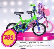 Raleigh 12" Lil Prince Or Lil Princess BMX-Each