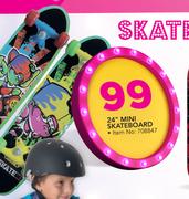 Skates 24" Mini Skateboard-Each
