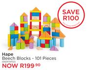 Hape Beech Blocks 101 Pieces E8247AP22