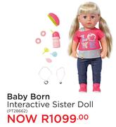 Baby Born Interactive Sister Doll(PT28662)