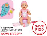 Baby Born Interactive Girl Doll(PT28499)