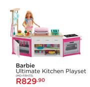 barbie ultimate kitchen playset