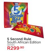 5 Second Rule South African Edition SKY001