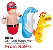 Intex 3D Bop Bags Asst(IN44669NP, IN44672NP)-Each
