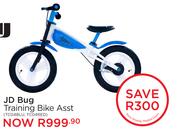 JD Bug Training Bike Asst TCO4BLU, TCO4RED