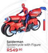 Marvel Spiderman Spidercycle With Figure HB-E0593