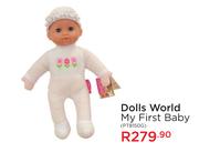 Dolls World My First Baby PT8150G