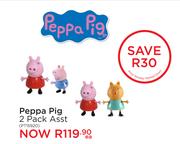 Peppa Pig 2 Pack Asst PT15920-Each