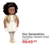 Our Generation Holiday Haven Doll