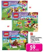 Lego Friends Bunnies And babies,Puppy Training Or Little Foal Set-Each Set