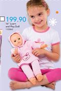 16" Learn And Play Doll