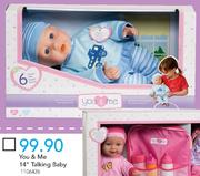 You & Me 14" Talking Baby