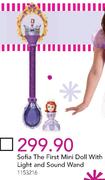 Sofia The First Mini Doll With Light And Sound Wand