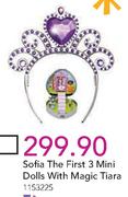 Sofia The First 3 Mini Dolls With Magic Tiara