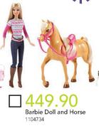 Barbie Doll And Horse