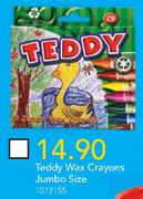 Teddy Wax Crayons Jumbo Size
