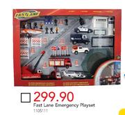 Fast Lane Emergency Playset