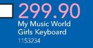 My Music World Girls Keyboard