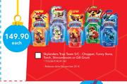 Skylanders Trap Team S/C-Chopper,Funny Bone,Torch,Shrooboom Or Gill Grunt-Each
