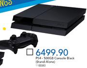 PS4 500GB Console Black(Stand-Alone)