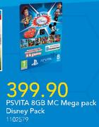 PSVita 8GB MC Mega Pack Disney Pack