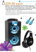 Speaker-OFX Party Speaker With FM Radio-Each