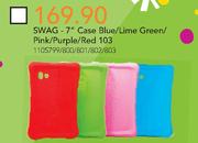 Swag 7" Case Blue/Lime Green/Pink/Purple/Red 103