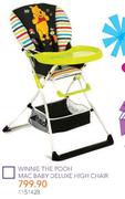Winnie The Pooh Mac Baby Deluxe High Chair