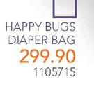 Happy Bugs Diaper Bag