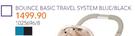 Bounce Basic Travel System Blue/Black