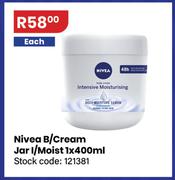 Nivea B/Cream JarI/Moist-400ml Each
