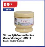 Virnax F/B Cream Babies Coco/Moringa-125ml Each