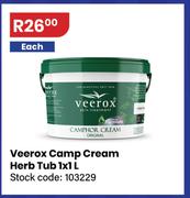 Veerox Camp Cream Herb-1L Each