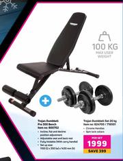 Trojan dumbbell pro 300 bench store