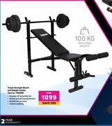 Trojan Strength Bench & Weight Combo
