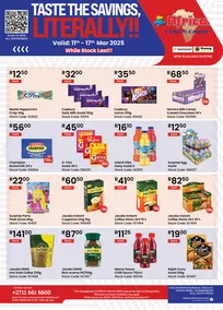 Africa Cash and Carry : Taste The Savings (11 March - 17 March 2025 While Stocks Last)