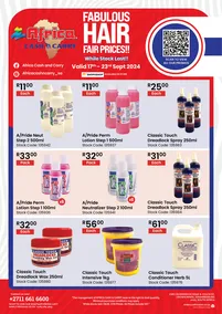 Africa Cash & Carry : Fabulous Hair Fair Prices (17 September - 23 September 2024)