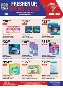 Africa Cash and Carry : Freshen Up, Spend Less (18 March - 24 March 2025 While Stocks Last)