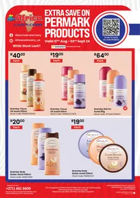 Africa Cash & Carry : Extra Save On Permark Products (27 August - 2 September 2024)