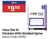 View File 10 Packets With Welded Spine-Each