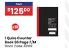 2 Quire Counter Book 96 Page F/M-10's